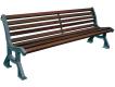 BANC RODIN - FONTE + BOIS EXOTIQUE - 2 M